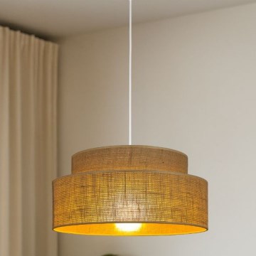 Chandelier on a string BOHO 1xE27/60W/230V beige