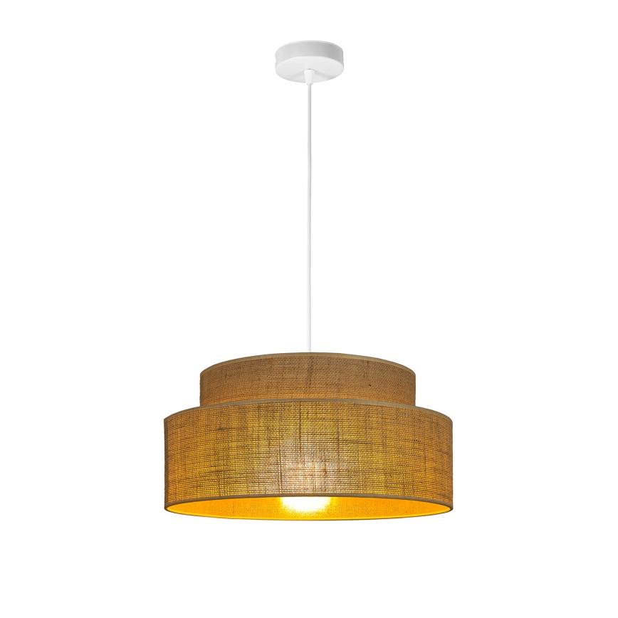 Chandelier on a string BOHO 1xE27/60W/230V beige