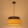 Chandelier on a string BOHO 1xE27/60W/230V black/rattan