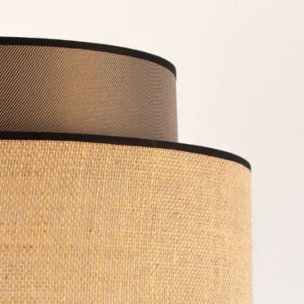 Chandelier on a string BOHO 1xE27/60W/230V brown/beige