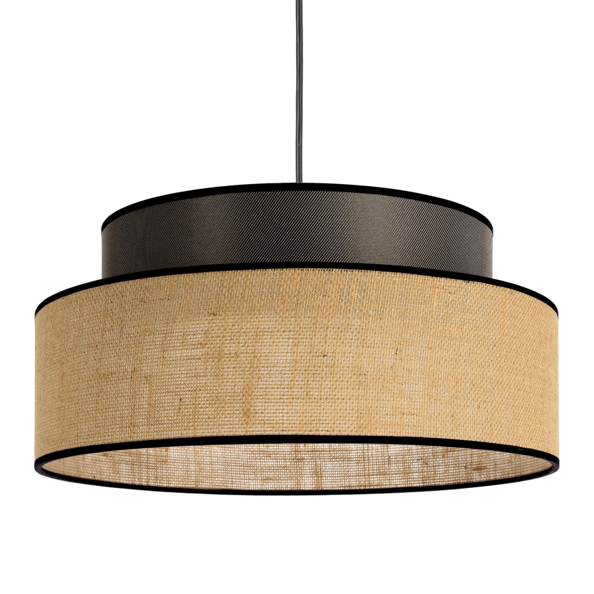 Chandelier on a string BOHO 1xE27/60W/230V brown/beige