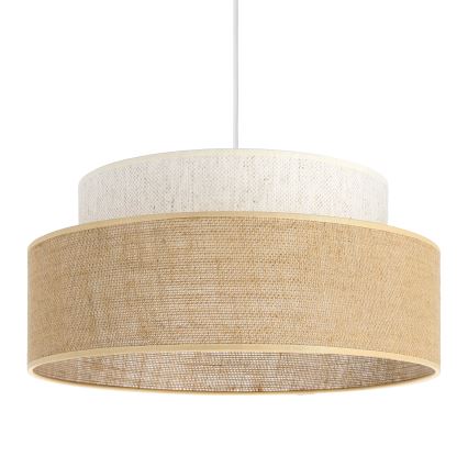 Chandelier on a string BOHO 1xE27/60W/230V creamy/beige