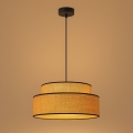 Chandelier on a string BOHO 1xE27/60W/230V d. 40 cm beige
