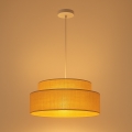 Chandelier on a string BOHO 1xE27/60W/230V d. 40 cm beige