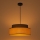 Chandelier on a string BOHO 1xE27/60W/230V d. 40 cm brown/beige