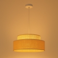 Chandelier on a string BOHO 1xE27/60W/230V d. 40 cm rattan