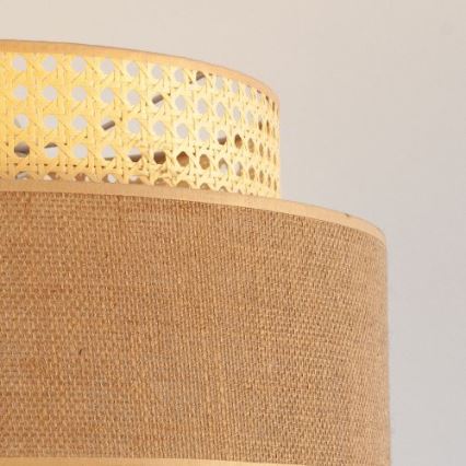 Chandelier on a string BOHO 1xE27/60W/230V rattan