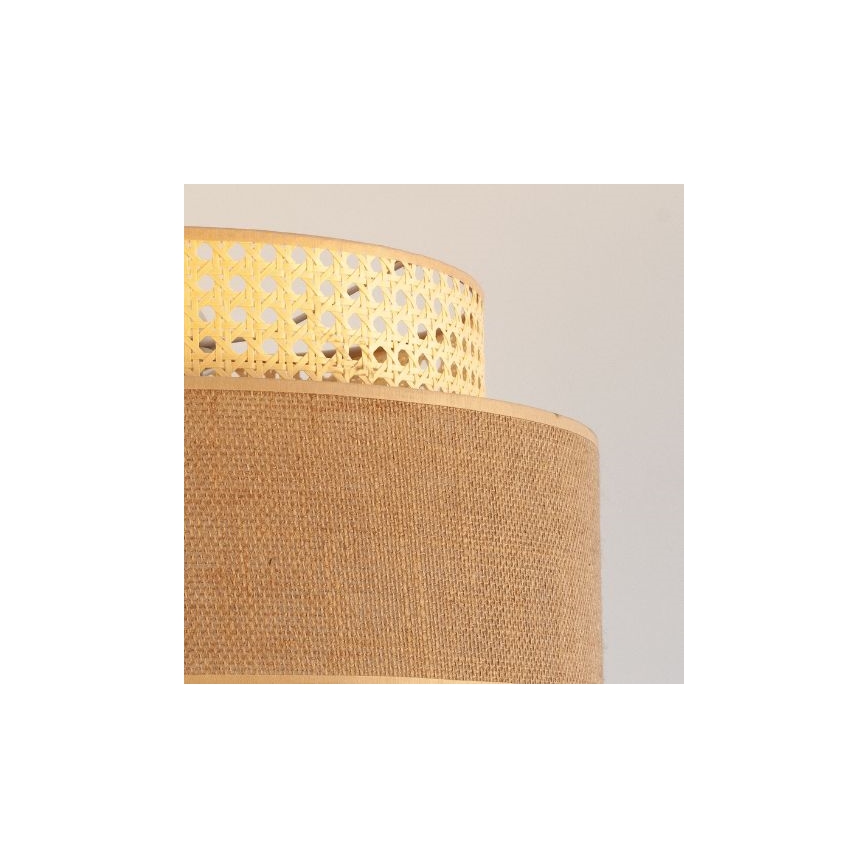 Chandelier on a string BOHO 1xE27/60W/230V rattan