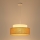 Chandelier on a string BOHO 1xE27/60W/230V white/beige
