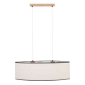 Chandelier on a string BOHO 2xE27/40W/230V oak