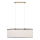 Chandelier on a string BOHO 2xE27/40W/230V oak