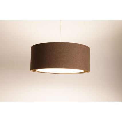 Chandelier on a string BOHO TRINITI 1xE27/60W/230V brown