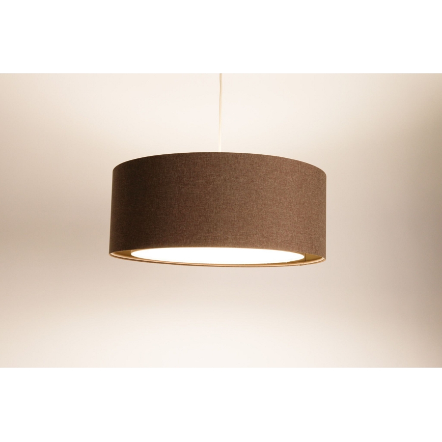 Chandelier on a string BOHO TRINITI 1xE27/60W/230V brown