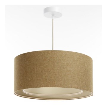 Chandelier on a string BOHO TRINITI 1xE27/60W/230V brown