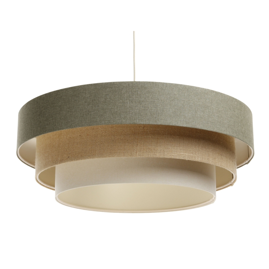 Chandelier on a string BOHO TRINITI 1xE27/60W/230V grey/beige/creamy
