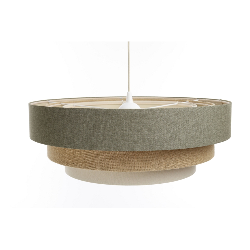 Chandelier on a string BOHO TRINITI 1xE27/60W/230V grey/beige/creamy
