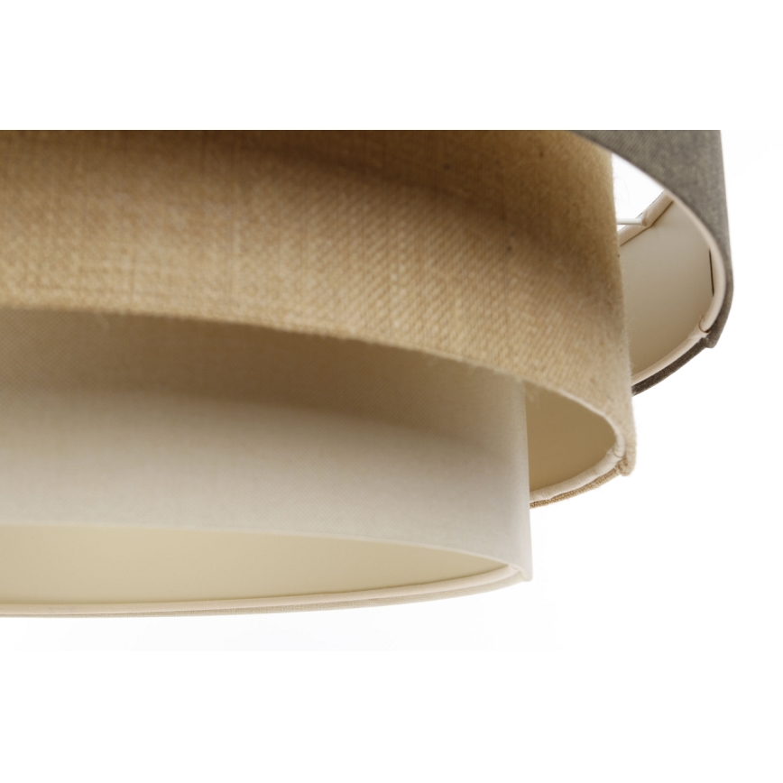 Chandelier on a string BOHO TRINITI 1xE27/60W/230V grey/beige/creamy