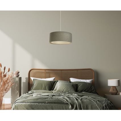 Chandelier on a string BOHO TRINITI 1xE27/60W/230V grey
