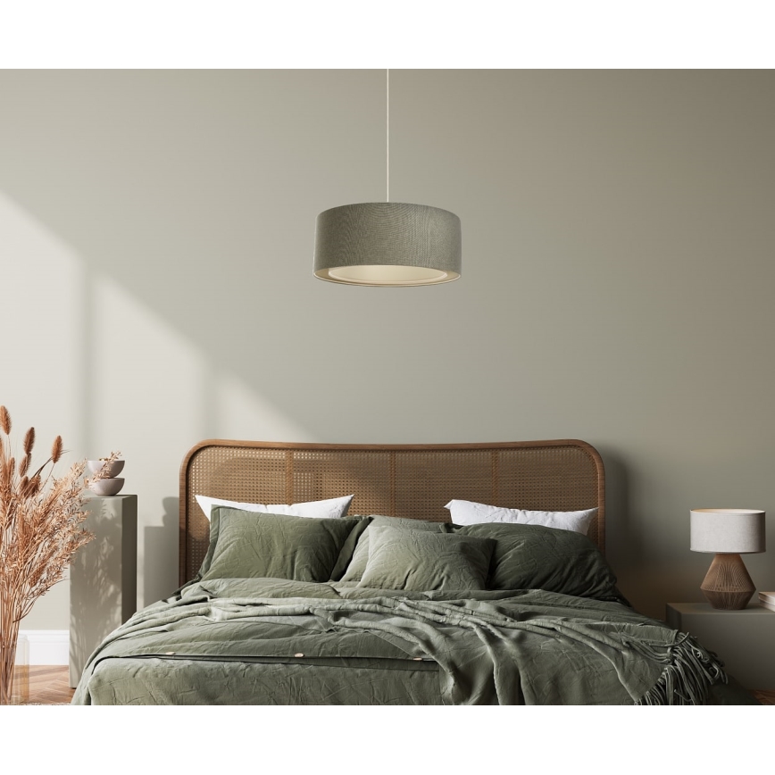 Chandelier on a string BOHO TRINITI 1xE27/60W/230V grey