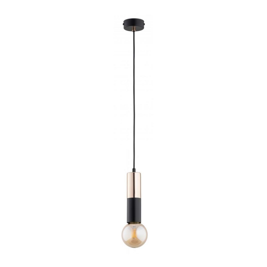 Chandelier on a string BOLID 1xE27/60W/230V golden/black