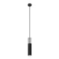 Chandelier on a string BORGIO 1xGU10/40W/230V concrete/metal black