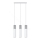 Chandelier on a string BORGIO 3xGU10/40W/230V concrete/metal white