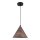 Chandelier on a string BOSCO 1xE27/15W/230V brown