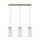Chandelier on a string BOSCO 3xE27/60W/230V oak