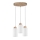 Chandelier on a string BOSCO 3xE27/60W/230V oak
