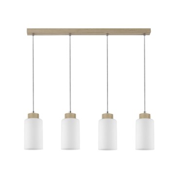 Chandelier on a string BOSCO 4xE27/60W/230V birch