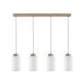 Chandelier on a string BOSCO 4xE27/60W/230V oak