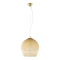 Chandelier on a string BOULETTE 1xE27/60W/230V gold