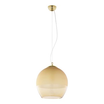 Chandelier on a string BOULETTE 1xE27/60W/230V gold