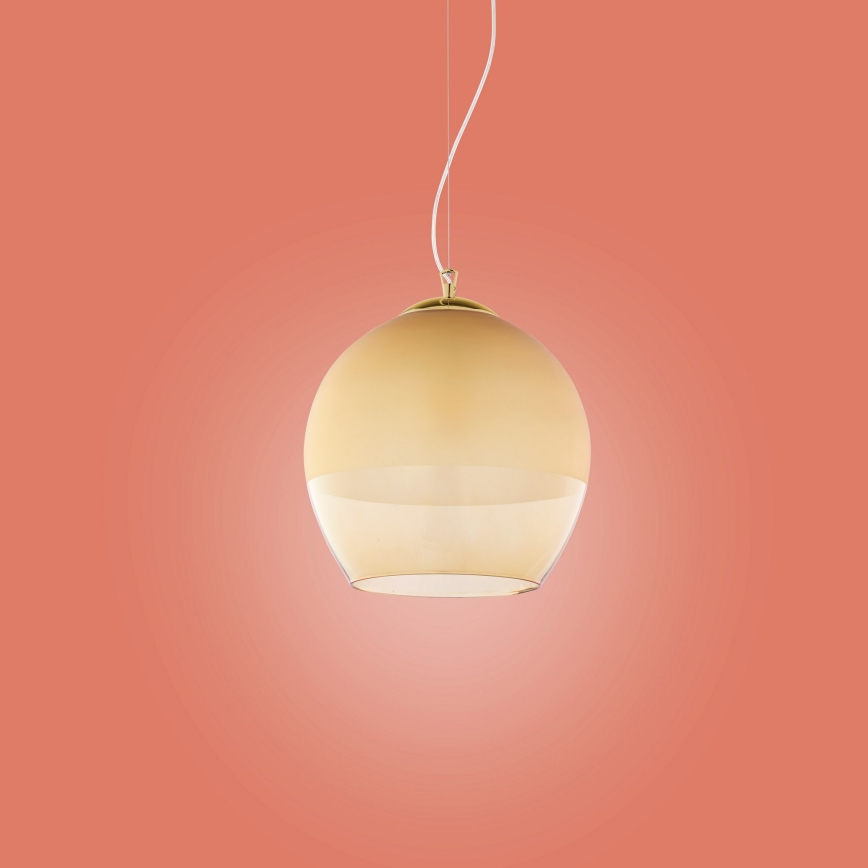 Chandelier on a string BOULETTE 1xE27/60W/230V gold