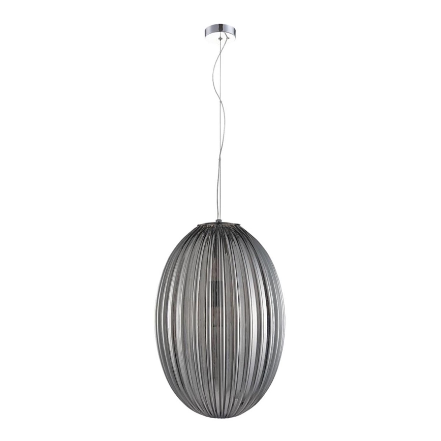 Chandelier on a string BRAGA 1xE27/60W/230V grey