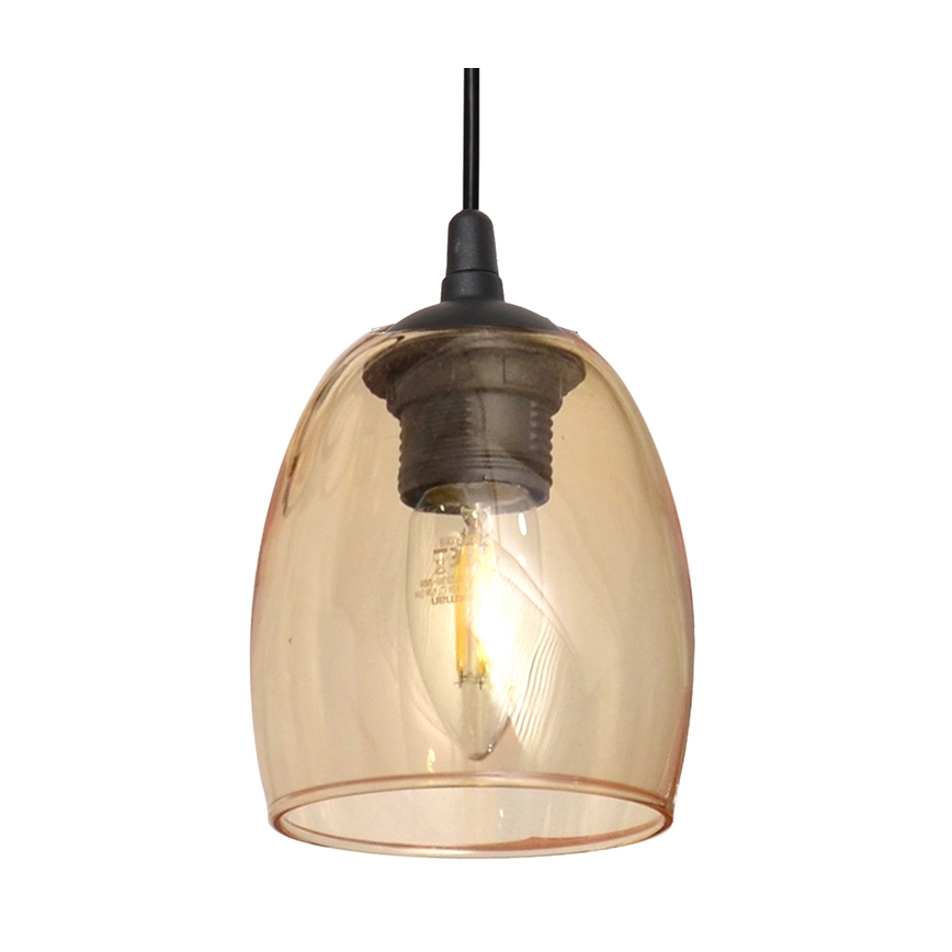 Chandelier on a string BRILLANT 1xE27/15W/230V beige