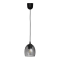 Chandelier on a string BRILLANT 1xE27/15W/230V grey