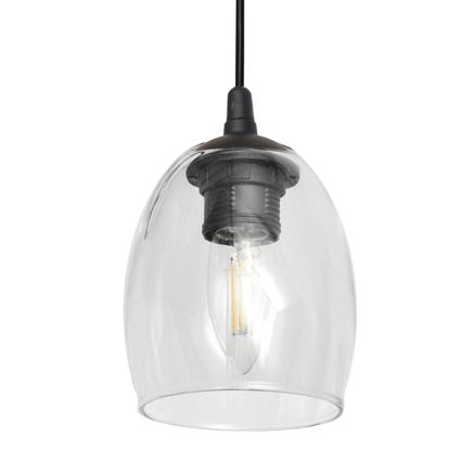 Chandelier on a string BRILLANT 1xE27/15W/230V transparent