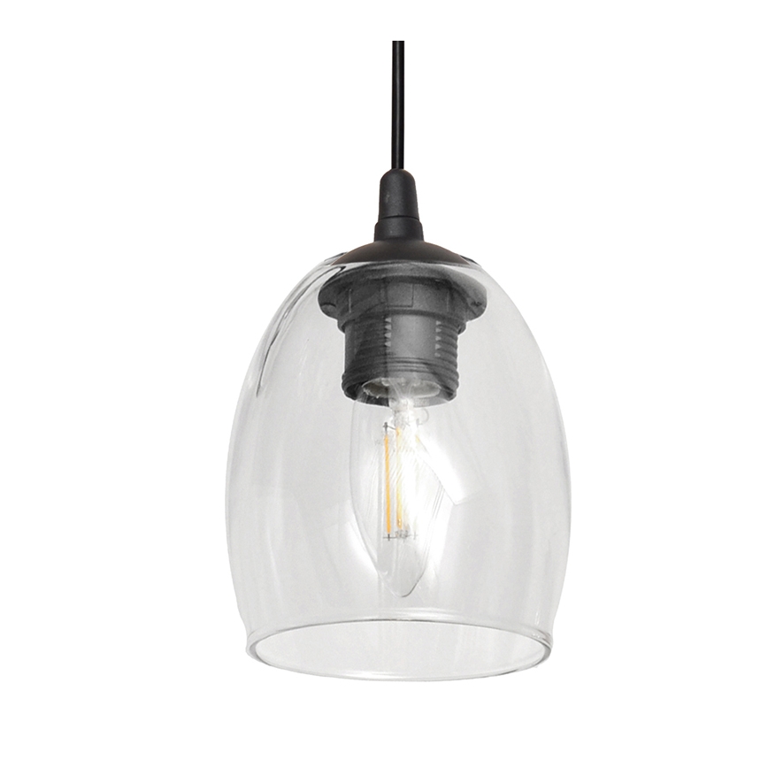 Chandelier on a string BRILLANT 1xE27/15W/230V transparent
