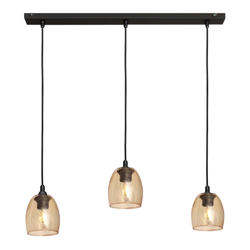 Chandelier on a string BRILLANT 3xE27/15W/230V beige