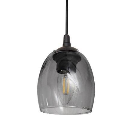 Chandelier on a string BRILLANT 3xE27/15W/230V grey