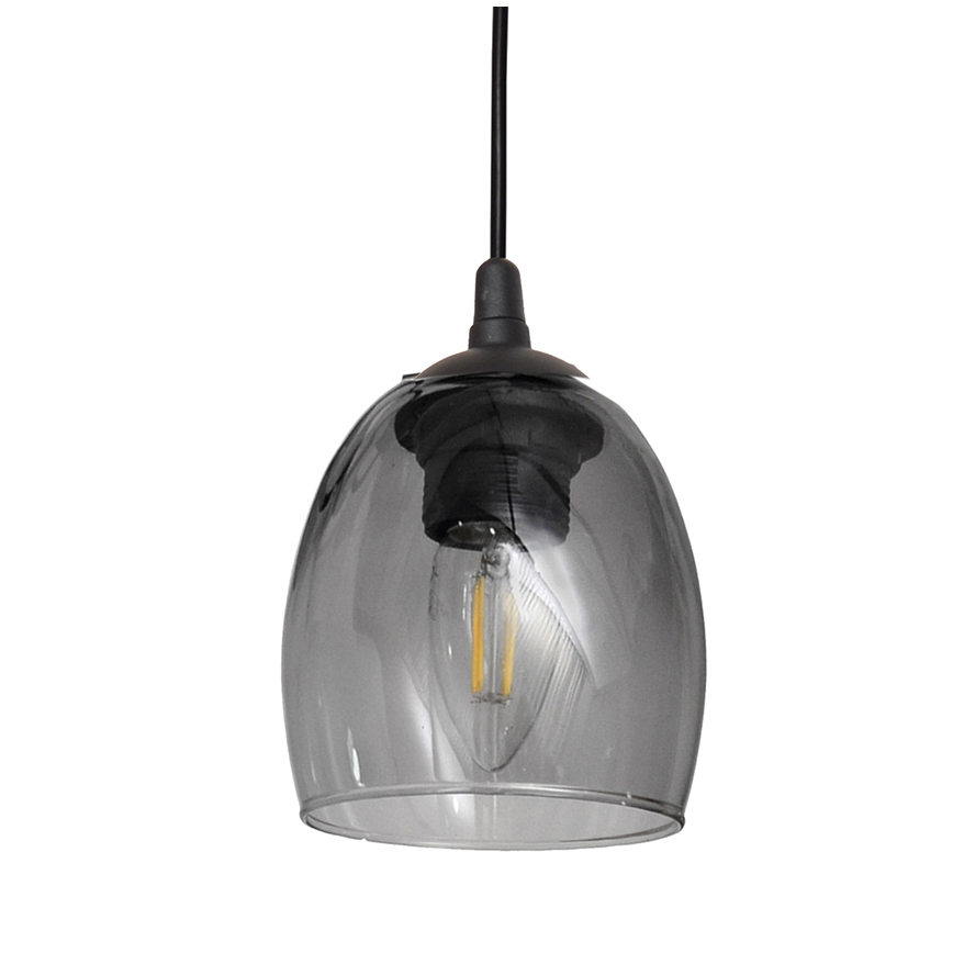 Chandelier on a string BRILLANT 3xE27/15W/230V grey
