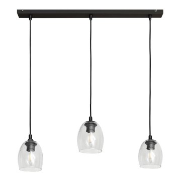 Chandelier on a string BRILLANT 3xE27/15W/230V transparent