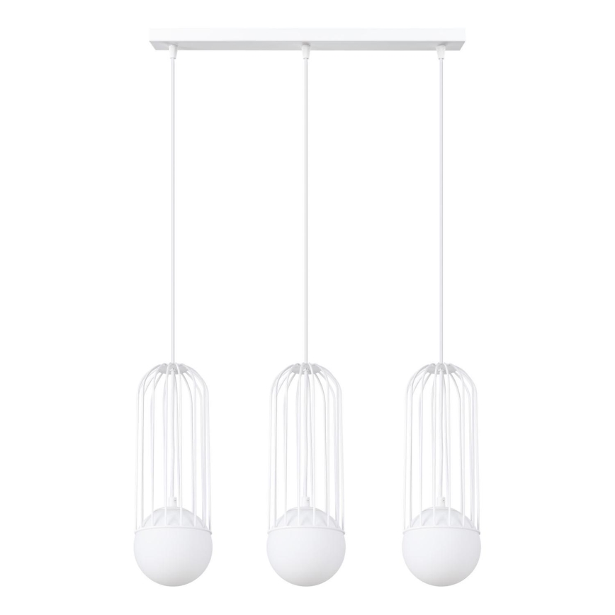 Chandelier on a string BRINA 3xG9/8W/230V white