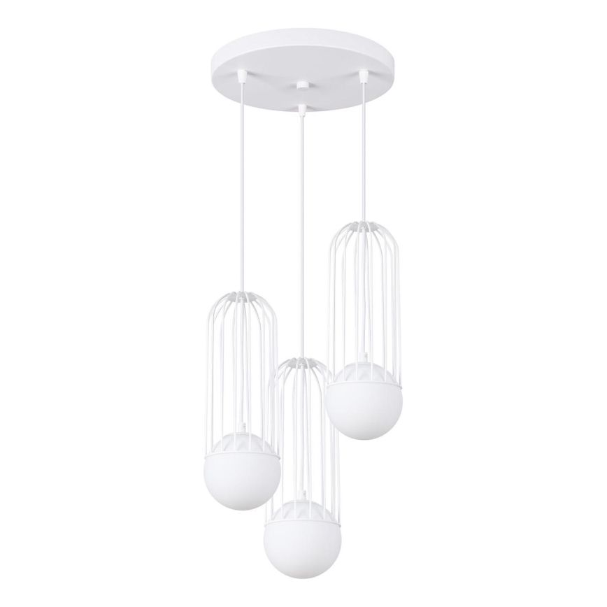 Chandelier on a string BRINA 3xG9/8W/230V white