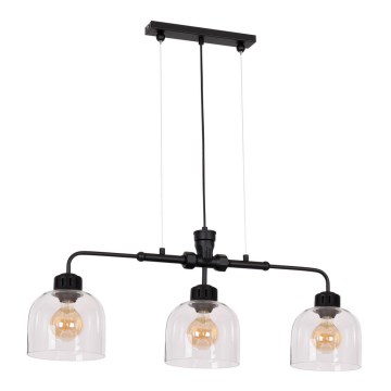 Chandelier on a string BRIT 3xE27/60W/230V