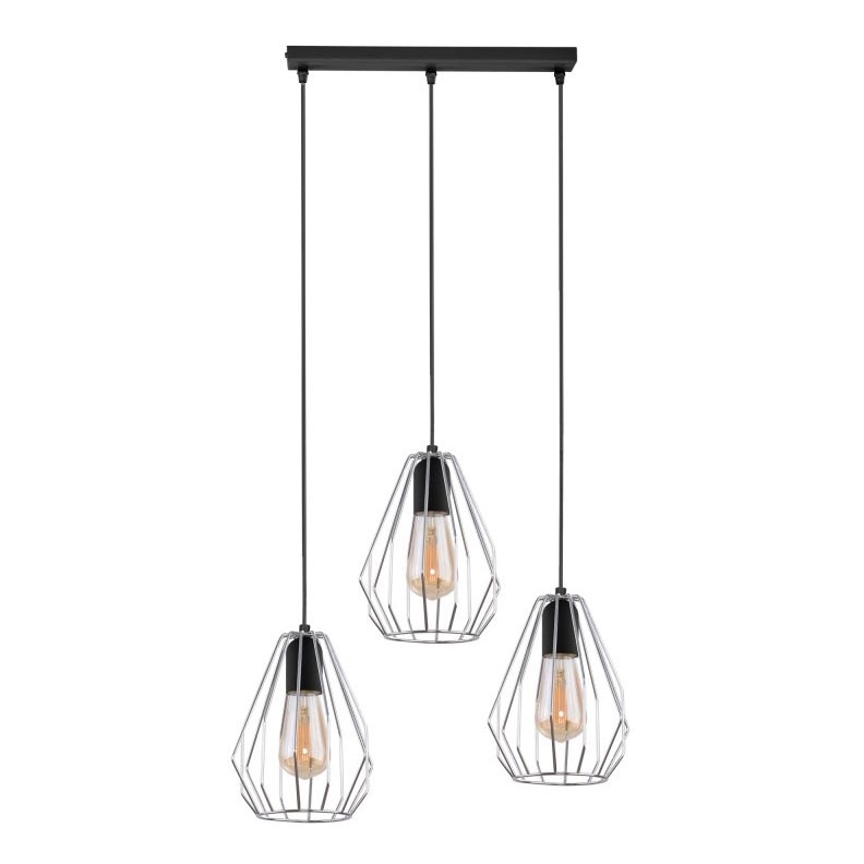 Chandelier on a string BRYLANT 3xE27/60W/230V