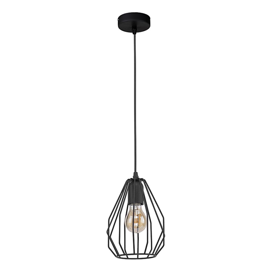 Chandelier on a string BRYLANT BLACK 1xE27/60W/230V