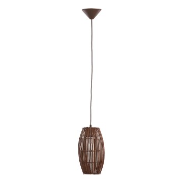 Chandelier on a string BURI 1xE27/15W/230V brown