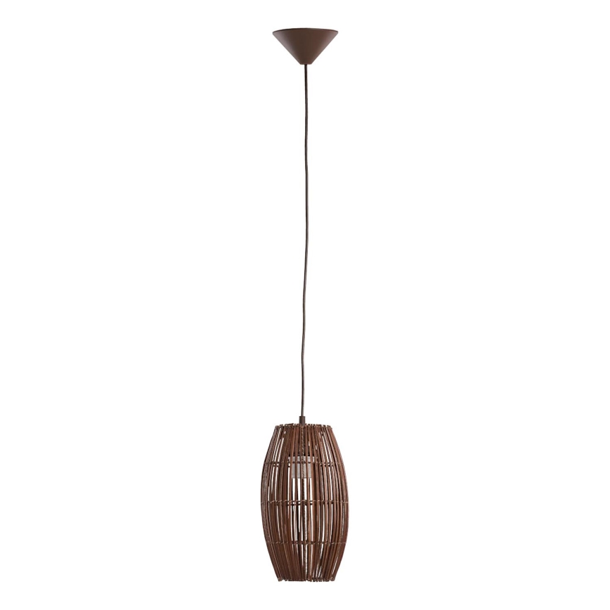 Chandelier on a string BURI 1xE27/15W/230V brown